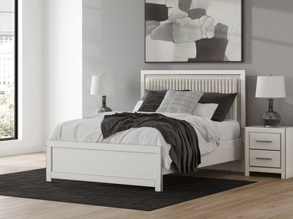 Lakeland Furniture Outlet - Ashley Furniture - Zuraleus Bedroom - Queen Upholstered Panel Bed / White - PCB3381B6