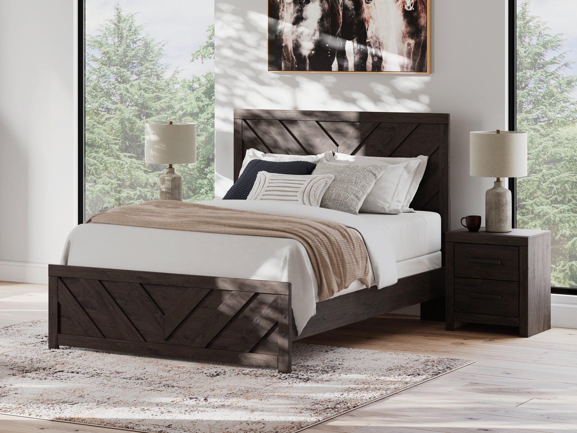 Lakeland Furniture Outlet - Ashley Furniture - Prendonea Bedroom - Queen Panel Bed - B3789B4