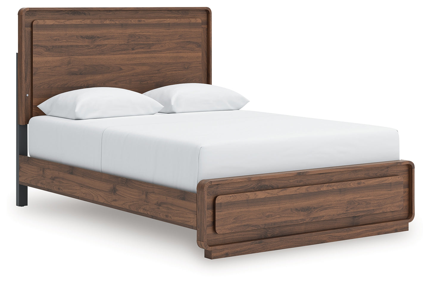 Lakeland Furniture Outlet - Ashley Furniture - Fortlorn Bedroom - Queen Panel Bed / Walnut Brown - PCB386B2