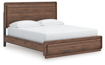 Lakeland Furniture Outlet - Ashley Furniture - Fortlorn Bedroom - California King Panel Bed / Walnut Brown - PCB386B5