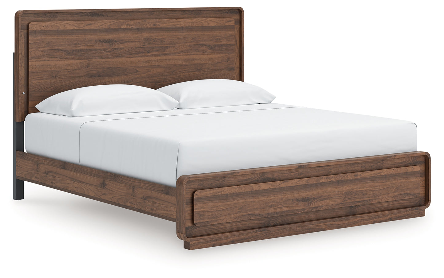 Lakeland Furniture Outlet - Ashley Furniture - Fortlorn Bedroom - King Panel Bed / Walnut Brown - PCB386B4