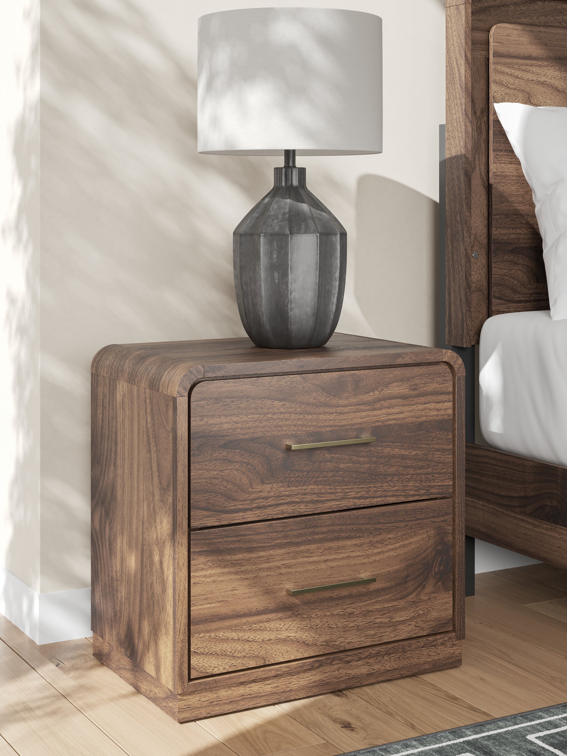 Lakeland Furniture Outlet - Ashley Furniture - Fortlorn Bedroom - Two Drawer Night Stand - PCB386-92