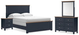 Queen Panel Bed