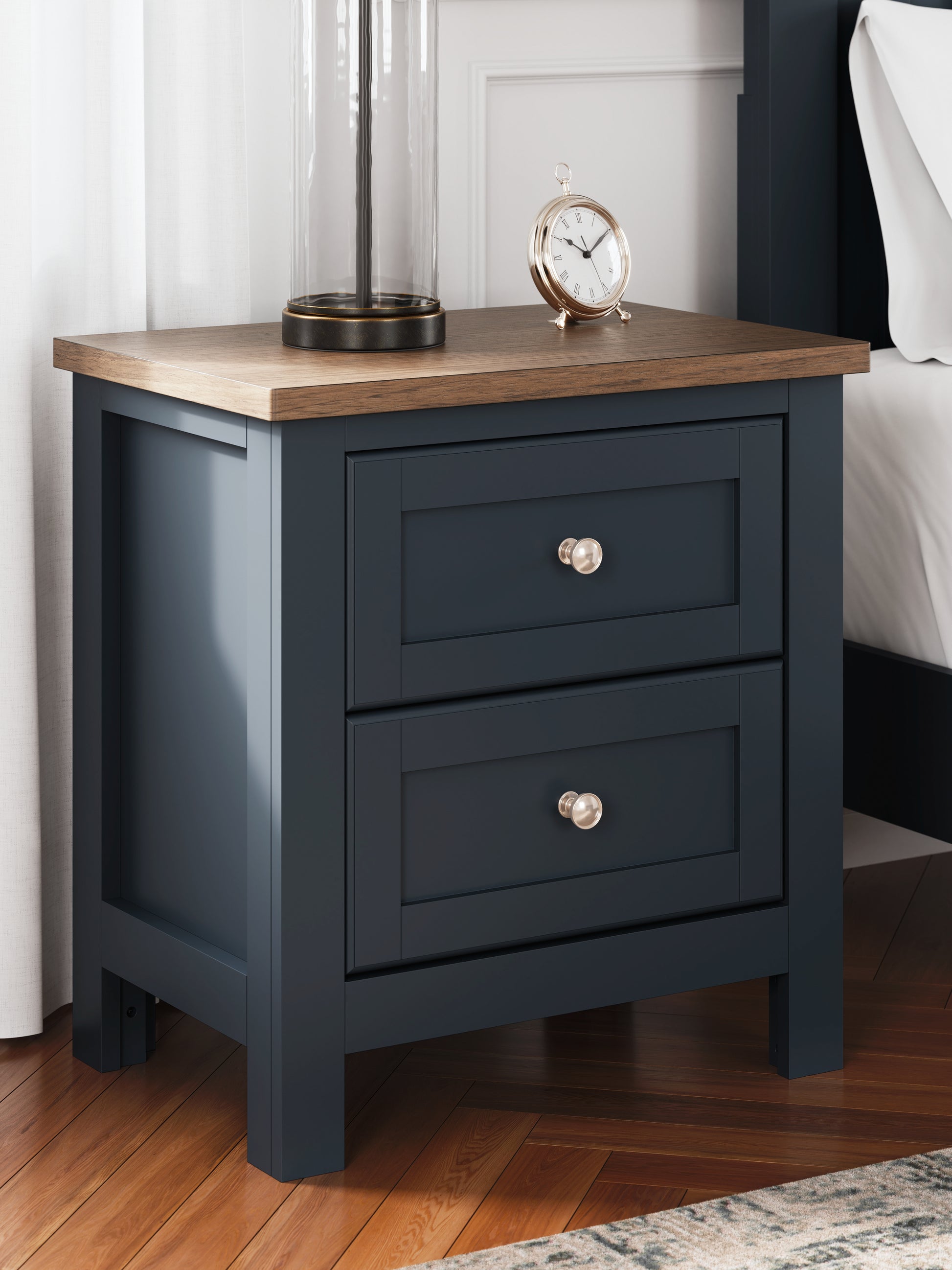 Lakeland Furniture Outlet - Ashley Furniture - Landocken Bedroom - Two Drawer Night Stand - B414-92
