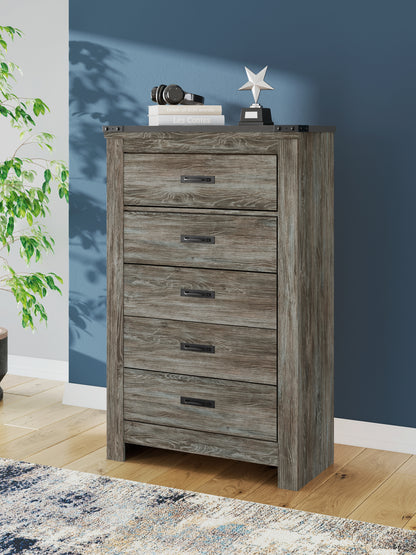 Lakeland Furniture Outlet - Ashley Furniture - Frandern Bedroom - Five Drawer Chest - B4480-46