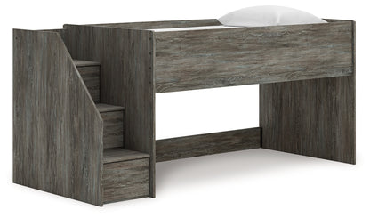 Lakeland Furniture Outlet - Ashley Furniture - Frandern Bedroom - Twin Loft Bed / Gray - B4480B12