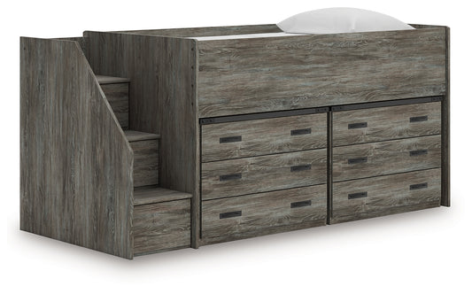 Lakeland Furniture Outlet - Ashley Furniture - Frandern Twin Loft Bed with Drawer Storage - Twin Loft Bed with Drawer Storage - B4480B26