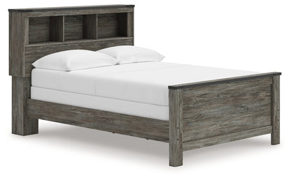 Lakeland Furniture Outlet - Ashley Furniture - Frandern Bedroom - Full Bookcase Panel Bed / Gray - B4480B3