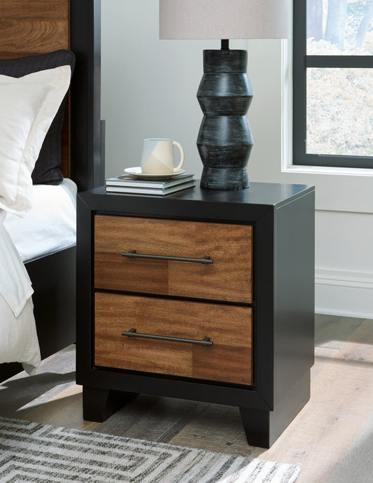 Lakeland Furniture Outlet - Ashley Furniture - Kraeburn Bedroom - Two Drawer Night Stand - B496-92