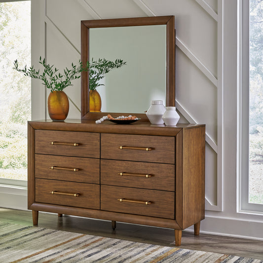 Lakeland Furniture Outlet - Ashley Furniture - Lyncott Bedroom - Dresser and Mirror - B615B1