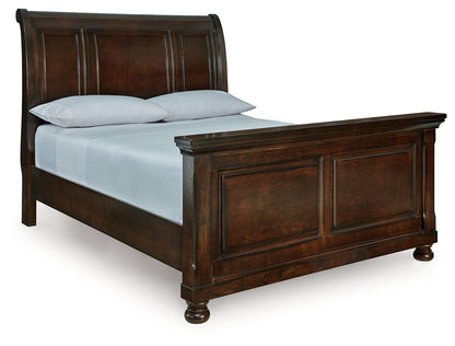 Lakeland Furniture Outlet - Ashley Furniture - Porter Bedroom - Queen Sleigh Bed / Rustic Brown - B697B48