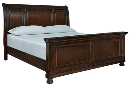 Lakeland Furniture Outlet - Ashley Furniture - Porter Bedroom - King Sleigh Bed / Rustic Brown - B697B49