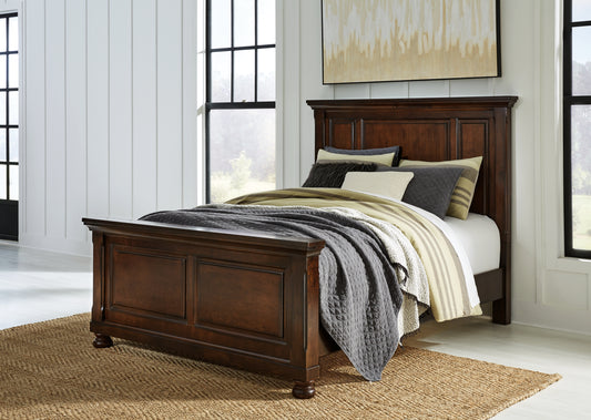 Lakeland Furniture Outlet - Ashley Furniture - Porter Bedroom - Queen Panel Bed / Rustic Brown - B697B2