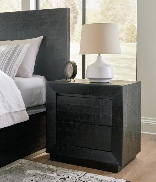 Lakeland Furniture Outlet - Ashley Furniture - Londer Bedroom - Two Drawer Night Stand - B768-92