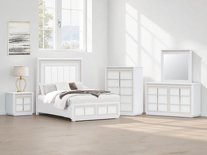 Lakeland Furniture Outlet - Ashley Furniture - Chalanna Bedroom - Queen Upholstered Storage Bed - B822B2