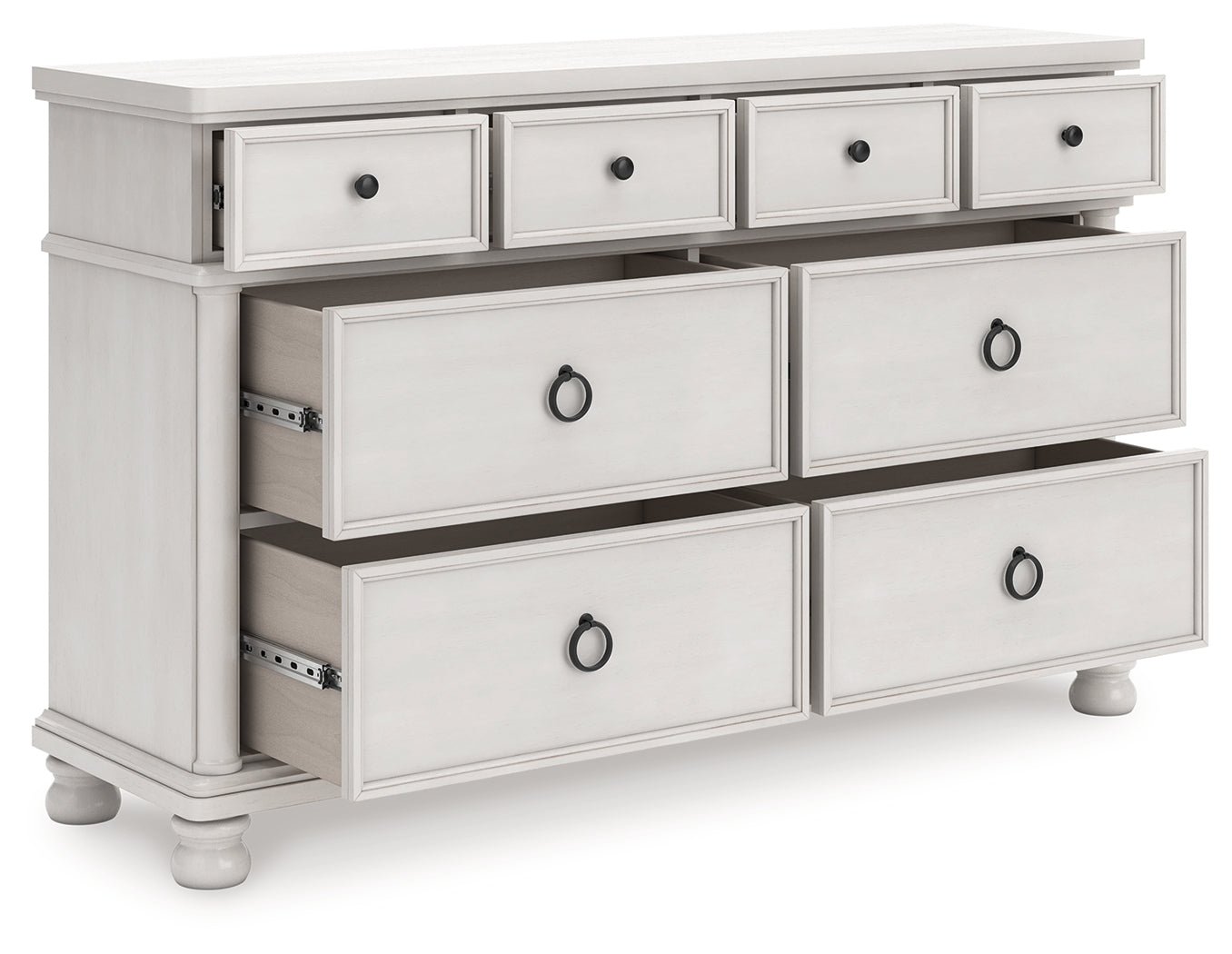 Lakeland Furniture Outlet - Ashley Furniture - Rowlenstown Bedroom - Dresser / Antique White - PCB823-31