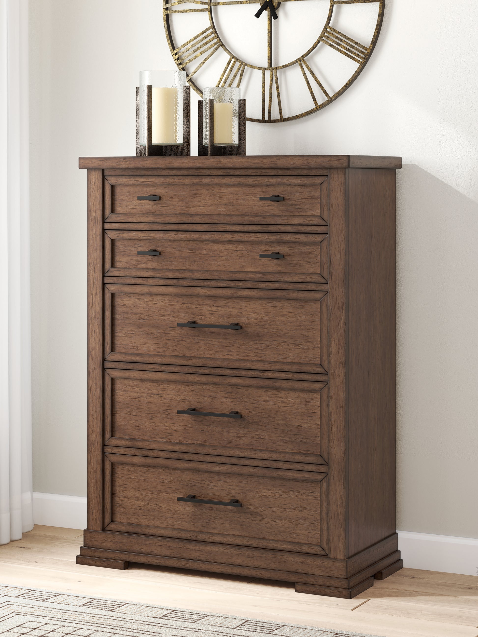 Lakeland Furniture Outlet - Ashley Furniture - Taffenbrook Bedroom - Five Drawer Chest - B849-46