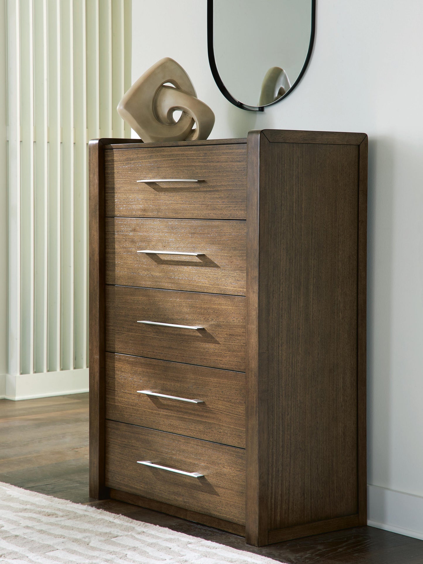 Lakeland Furniture Outlet - Ashley Furniture - Marxmore Bedroom - Five Drawer Chest / Brown - B863-46
