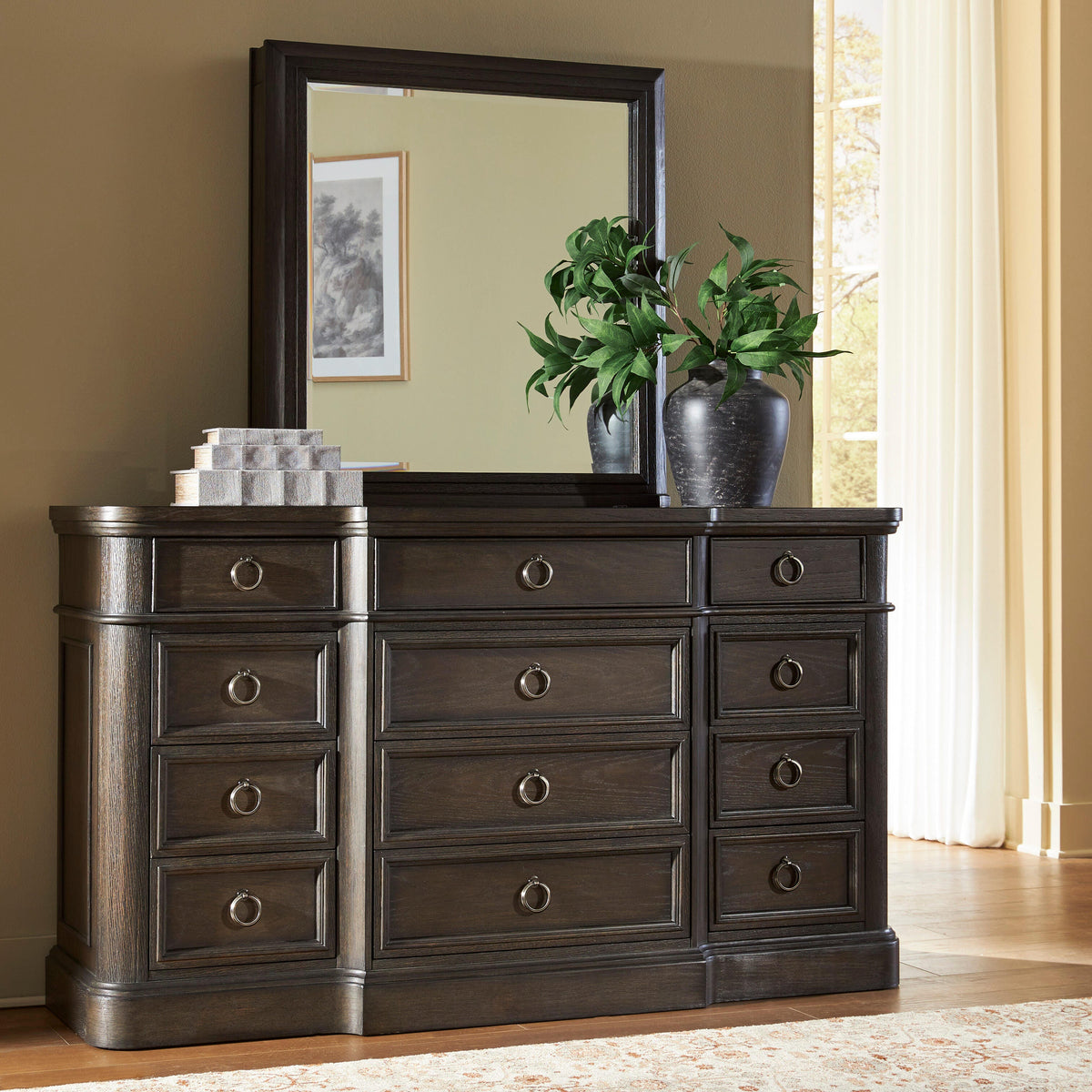 Lakeland Furniture Outlet - Ashley Furniture - Wickenger Bedroom - Dresser and Mirror - PCB889B1