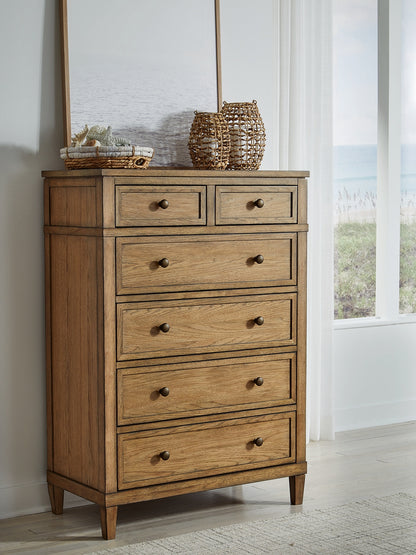 Lakeland Furniture Outlet - Ashley Furniture - Sharlance Bedroom - Six Drawer Chest / Brown - B895-46