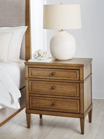 Lakeland Furniture Outlet - Ashley Furniture - Sharlance Bedroom - Three Drawer Night Stand / Brown - B895-93