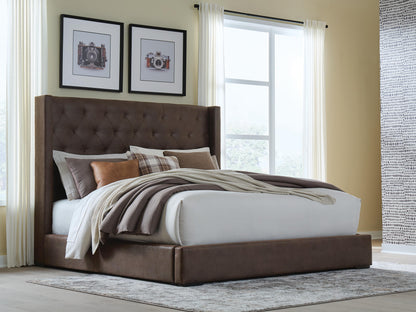 Lakeland Furniture Outlet - Ashley Furniture - Lavernty Bedroom - Queen Upholstered Storage Bed - PCB9002B1