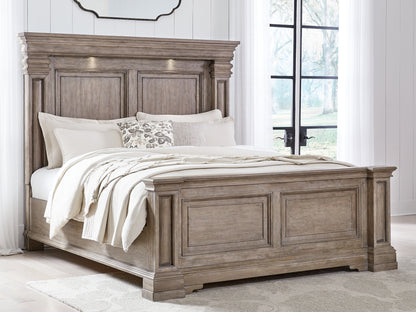 Lakeland Furniture Outlet - Ashley Furniture - Blairhurst Bedroom - California King Panel Bed / Light Grayish Brown - B916B5