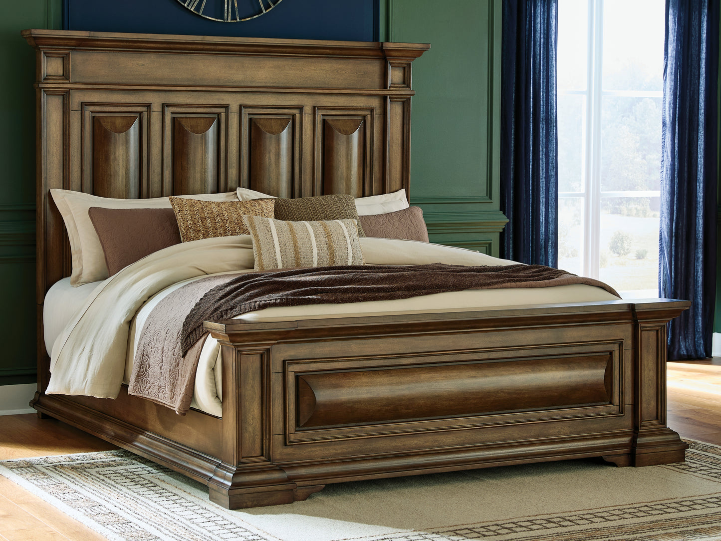 Lakeland Furniture Outlet - Ashley Furniture - Frantanna Bedroom - California King Panel Bed - PCB949B7
