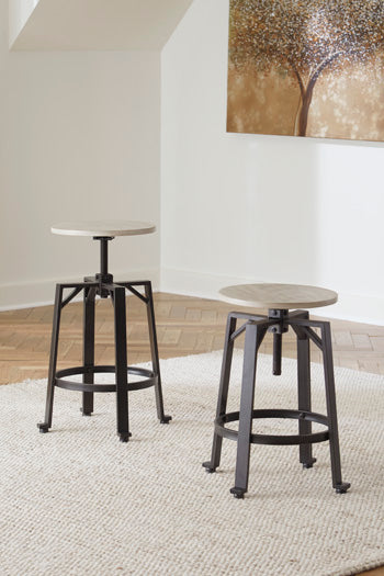 Lakeland Furniture Outlet - Ashley Furniture - Karisslyn Dining Room - Counter Height Stool (Set of 2) - D336-024X2