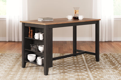 Lakeland Furniture Outlet - Ashley Furniture - Gesthaven Dining Room - RECT Dining Room Counter Table / Natural/Brown - D396-13