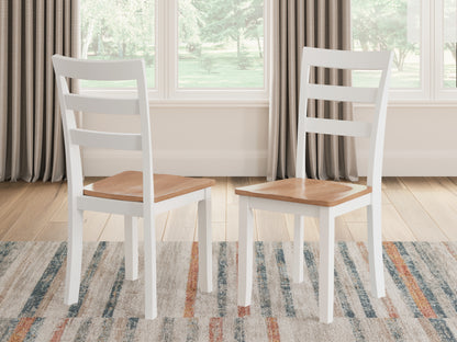 Lakeland Furniture Outlet - Ashley Furniture - Gesthaven Dining Room - Dining Chair (Set of 2) / Natural/White - D398-01X2