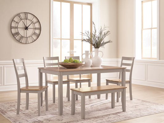 Lakeland Furniture Outlet - Ashley Furniture - Harperfeld Dining Room - Dining Room Table Set (6/CN) - PCD403-325