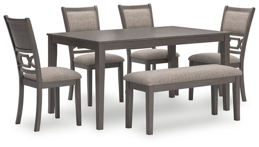 Lakeland Furniture Outlet - Ashley Furniture - Wrenning Dining Room - DRM Counter Table Set (5/CN) / Gray - D425-223