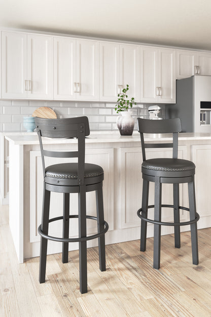 Lakeland Furniture Outlet - Ashley Furniture - Valebeck Dining Room - Bar Height Bar Stool (Set of 2) / Multi - D546-630X2