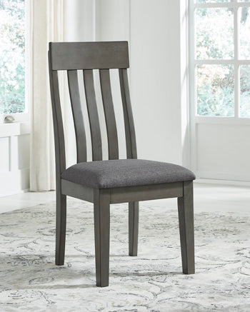 Lakeland Furniture Outlet - Ashley Furniture - Hallanden Dining Room - Dining Chair (Set of 2) / Two-tone Gray - D589-01X2