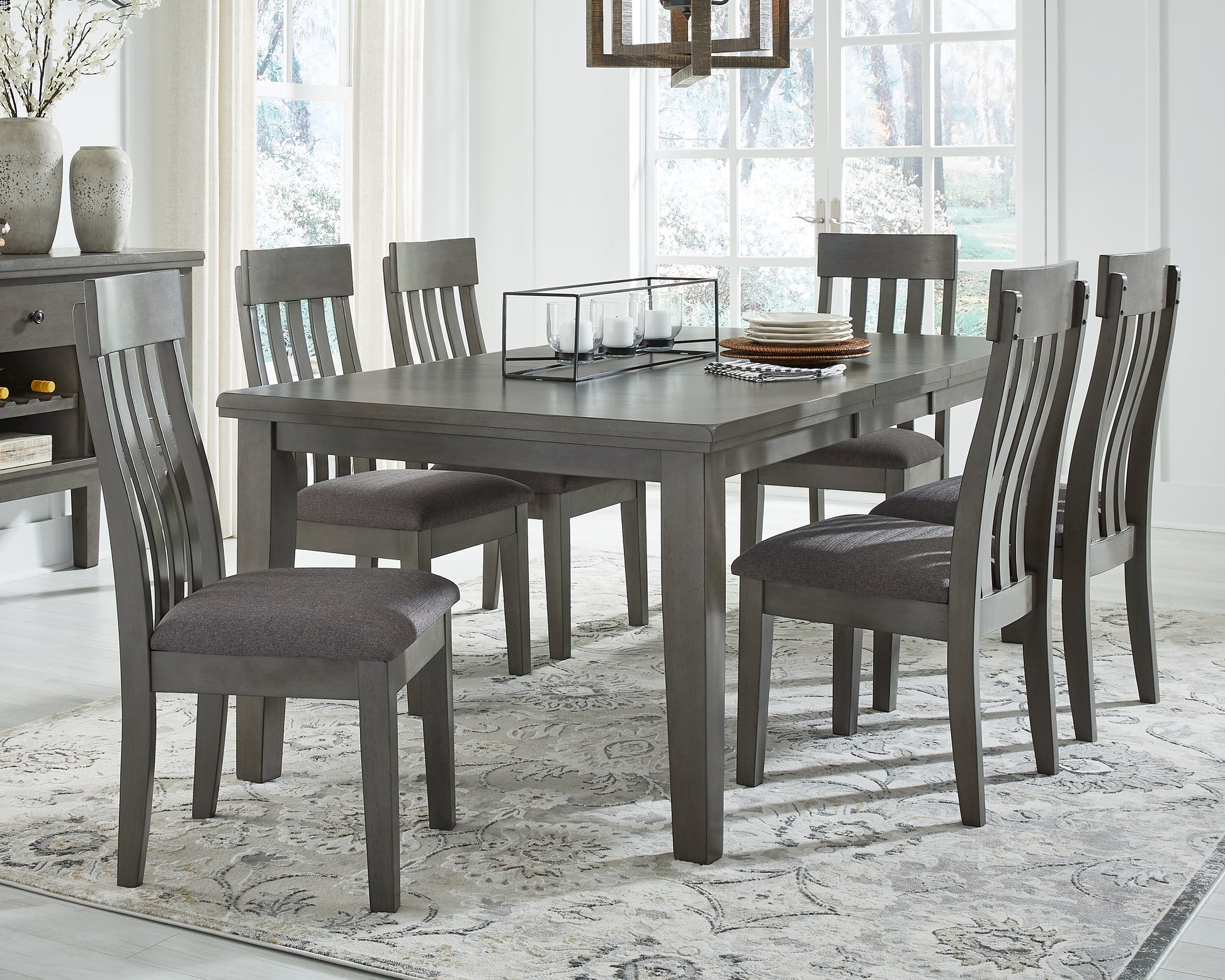 Lakeland Furniture Outlet - Ashley Furniture - Hallanden Dining Room - RECT DRM Butterfly EXT Table - D589-35