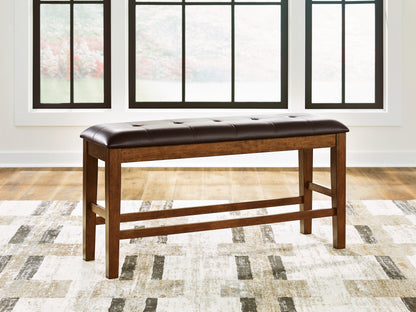 Lakeland Furniture Outlet - Ashley Furniture - Ralene Dining Room - DBL Counter UPH Bench (1/CN) / Medium Brown - D594-09