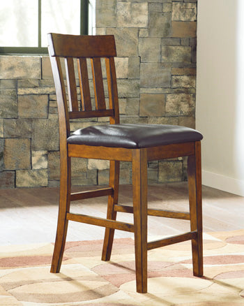 Lakeland Furniture Outlet - Ashley Furniture - Ralene Dining Room - Counter Height Bar Stool (Set of 2) / Medium Brown - D594-124X2