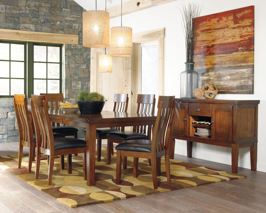 Lakeland Furniture Outlet - Ashley Furniture - Ralene Dining Room - RECT DRM Butterfly EXT Table / Medium Brown - D594-35