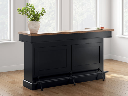Lakeland Furniture Outlet - Ashley Furniture - Wildenauer 78" Bar - Bar - D634-65