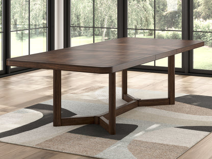 Lakeland Furniture Outlet - Ashley Furniture - Dilenno Dining Room - RECT Dining Room EXT Table / Dark Brown - PCD857-35