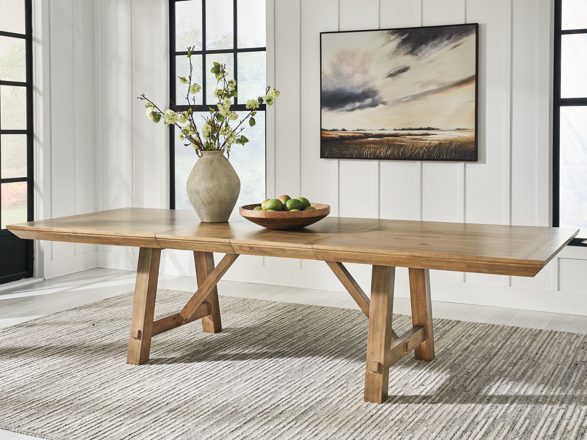 Lakeland Furniture Outlet - Ashley Furniture - Ridgester Dining Room - RECT Dining Room EXT Table - D858-45