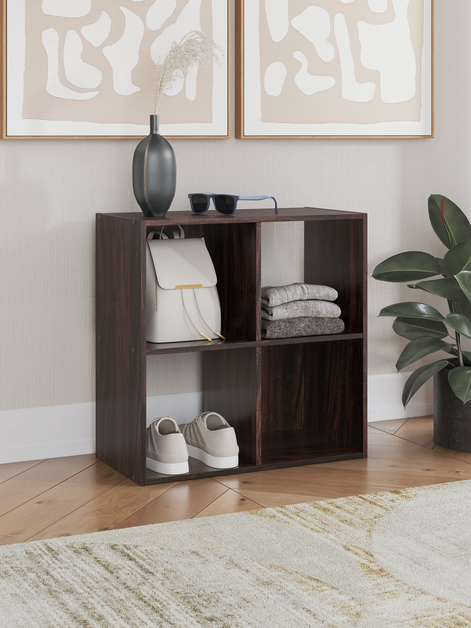 Lakeland Furniture Outlet - Ashley Furniture - Glosmount Four Cube Organizer - Four Cube Organizer - EA1055-2X2
