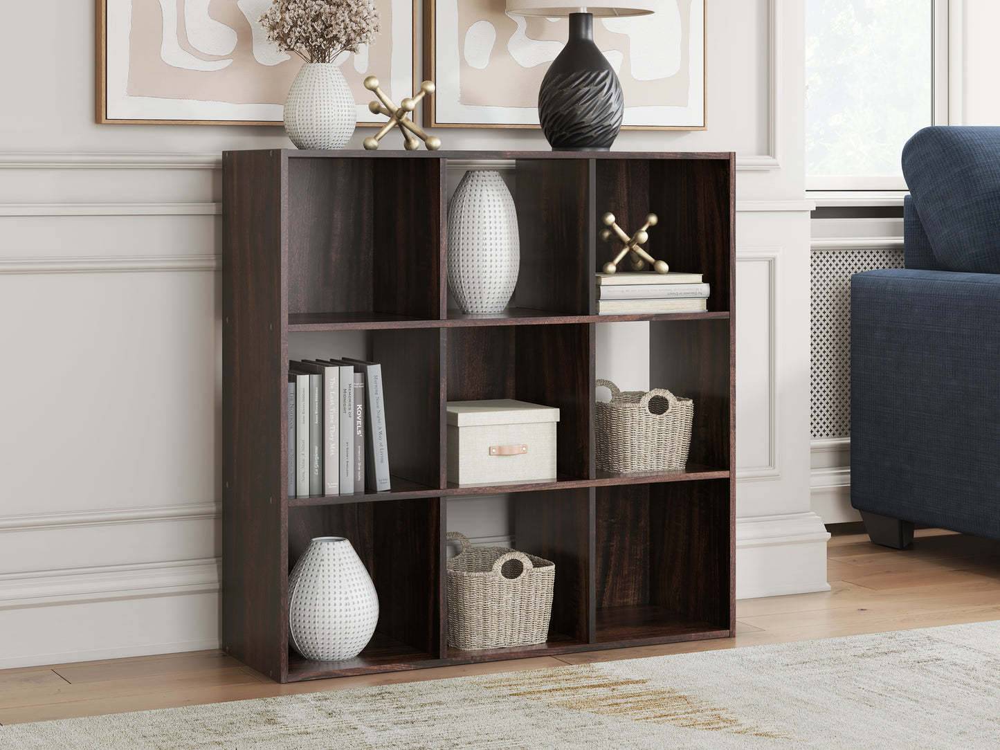 Lakeland Furniture Outlet - Ashley Furniture - Glosmount Nine Cube Organizer - Nine Cube Organizer - EA1055-3X3