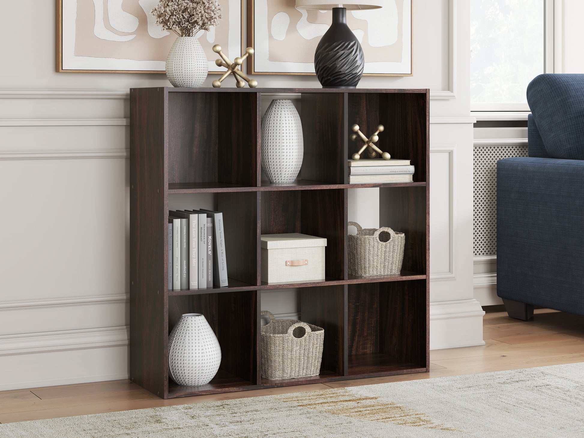 Lakeland Furniture Outlet - Ashley Furniture - Glosmount Nine Cube Organizer - Nine Cube Organizer - EA1055-3X3