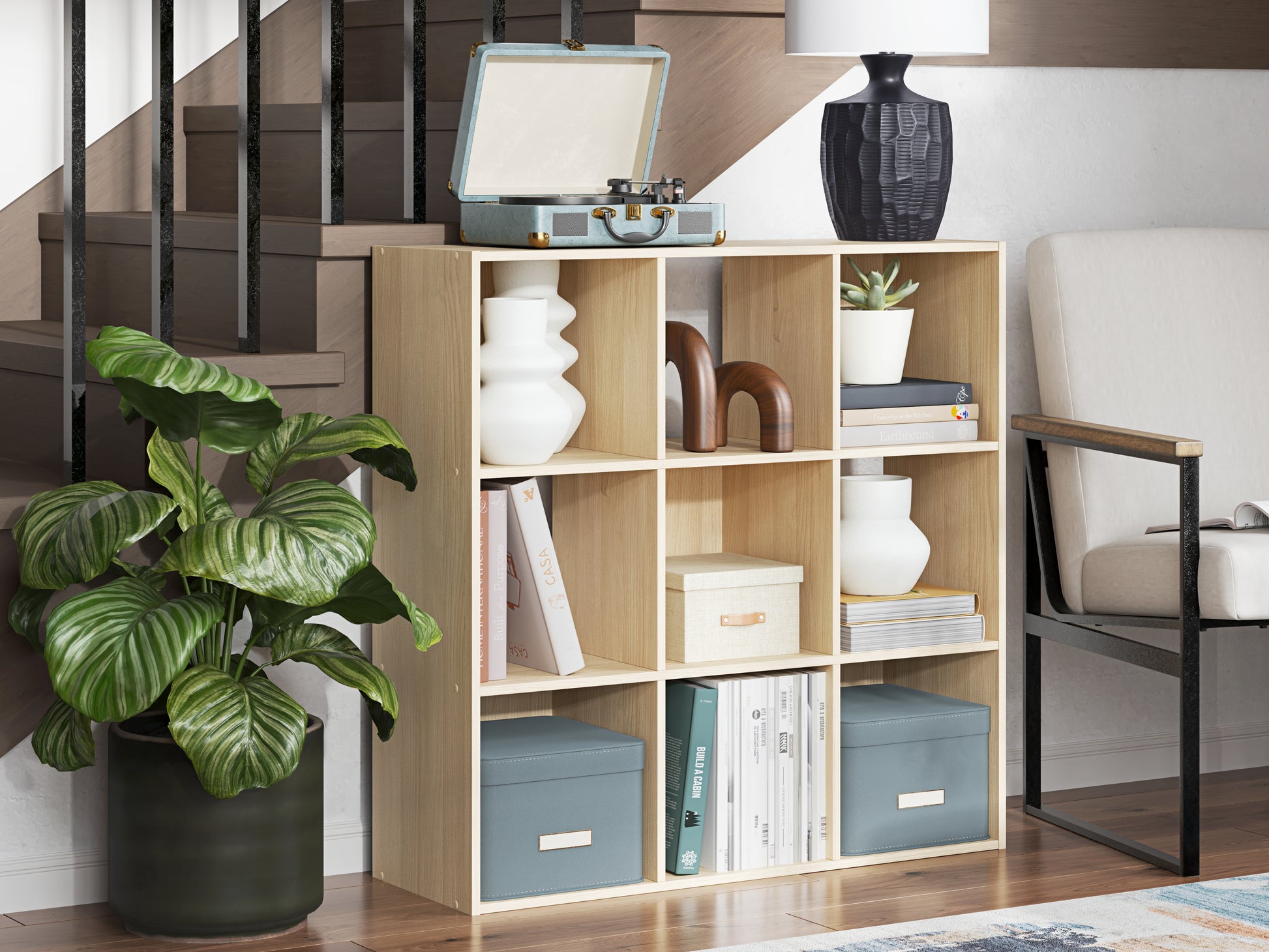 Lakeland Furniture Outlet - Ashley Furniture - Piperton Nine Cube Organizer - Nine Cube Organizer - EA2444-3X3
