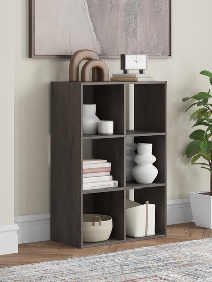 Lakeland Furniture Outlet - Ashley Furniture - Piperton Six Cube Organizer - Six Cube Organizer / Charcoal - EA5514-3X2