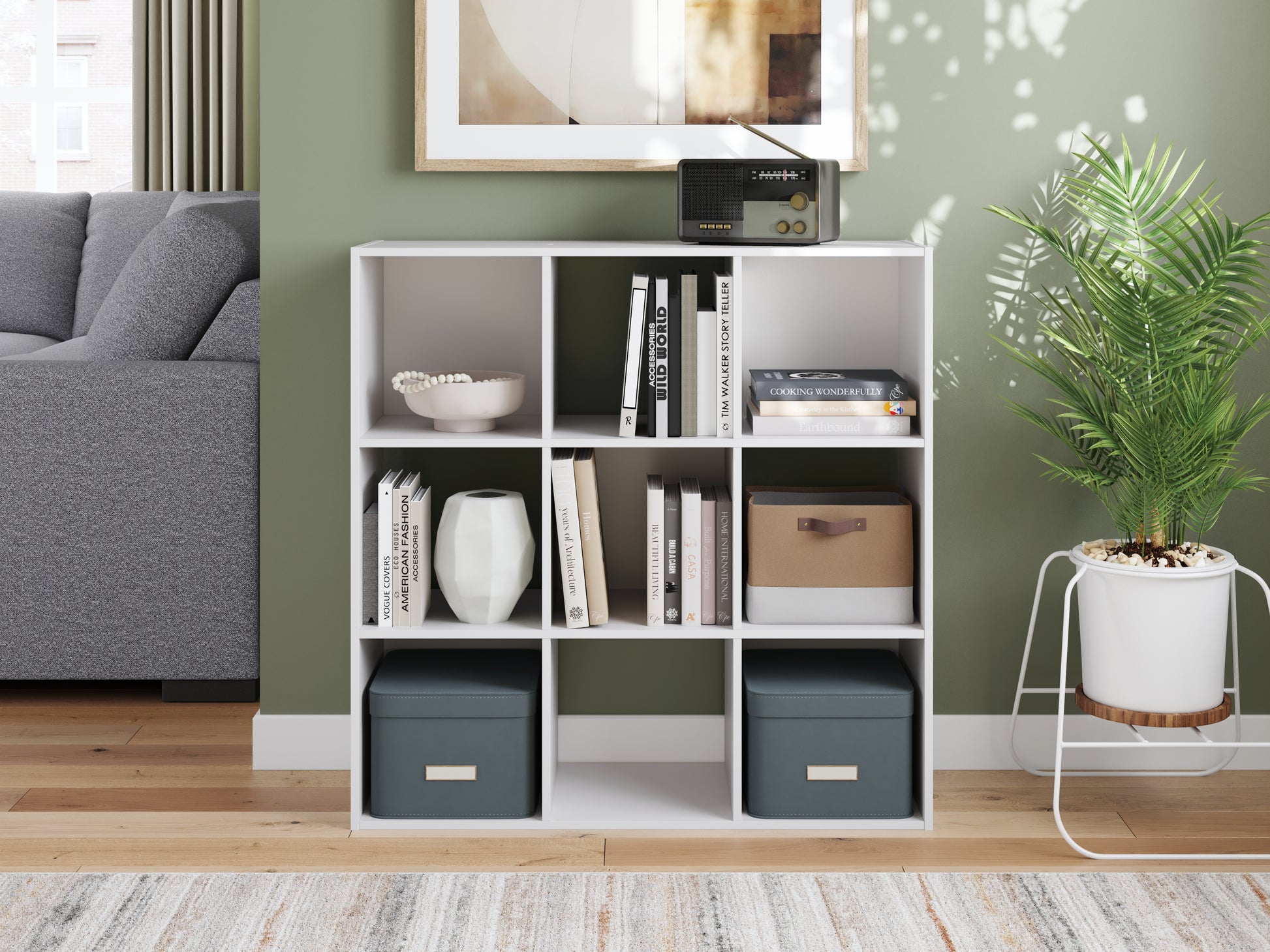Lakeland Furniture Outlet - Ashley Furniture - Onita Nine Cube Organizer - Nine Cube Organizer - EA9630-3X3