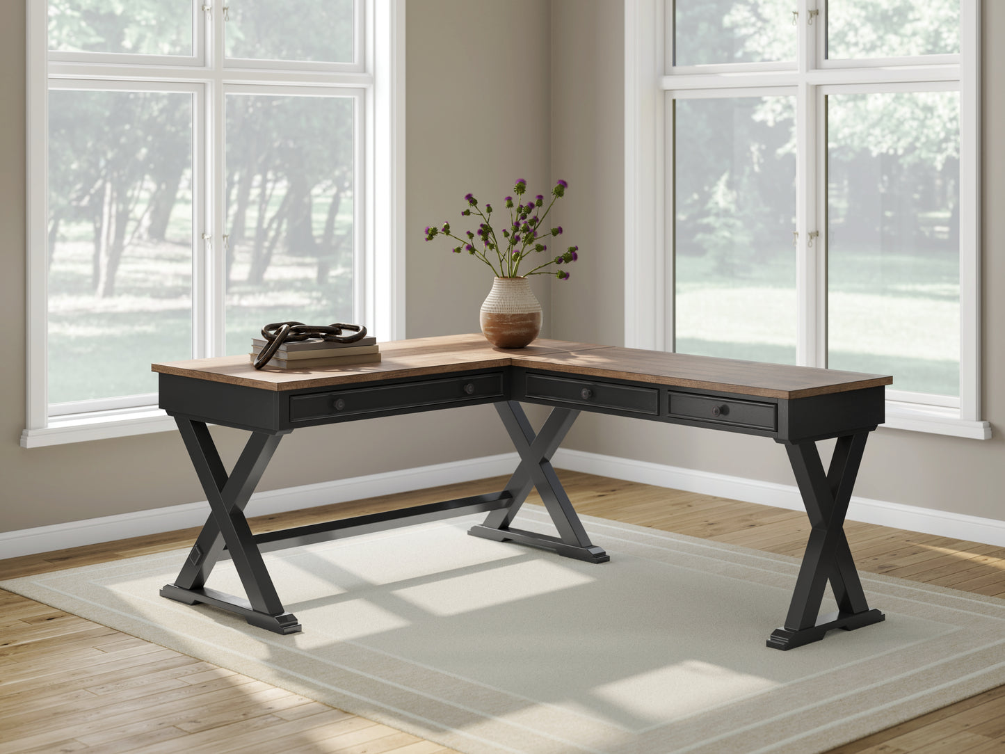 Lakeland Furniture Outlet - Ashley Furniture - Wildenauer Office Desk - Home Office Desk - H664H2