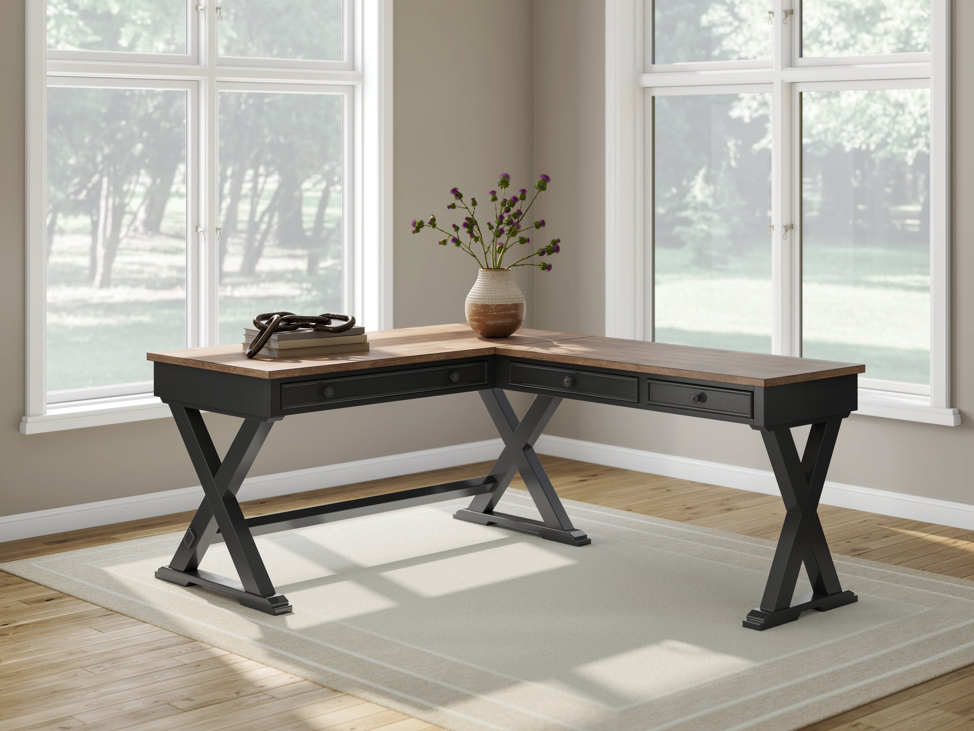 Lakeland Furniture Outlet - Ashley Furniture - Wildenauer Office Desk - Home Office Desk - H664H2